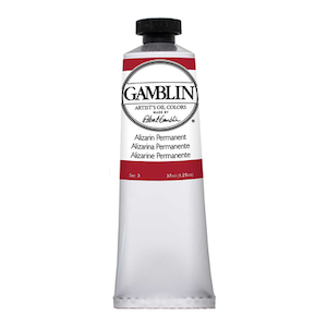 GAMBLIN ARTIST'S OIL COLOR ALIZARIN PERMANENT 37ml