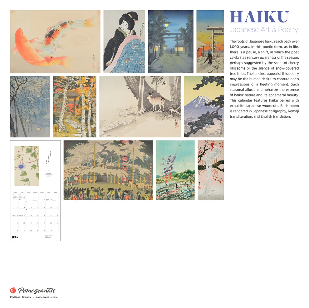 WALL CALENDAR 2026- HAIKU