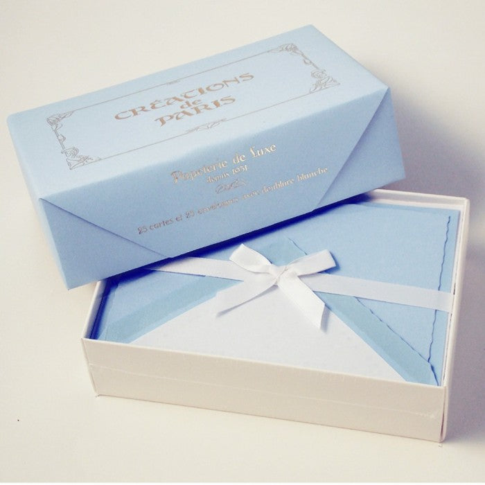 TRENDY MINI NOTECARDS 10-PACK AZURE BLUE