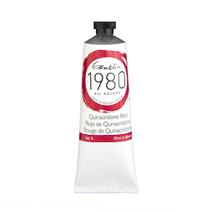 GAMBLIN 1980 OIL COLOR QUINACRIDONE RED 37ml