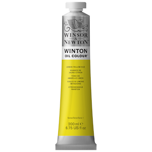 WINTON OIL COLOR 200ml LEMON YELLOW HUE