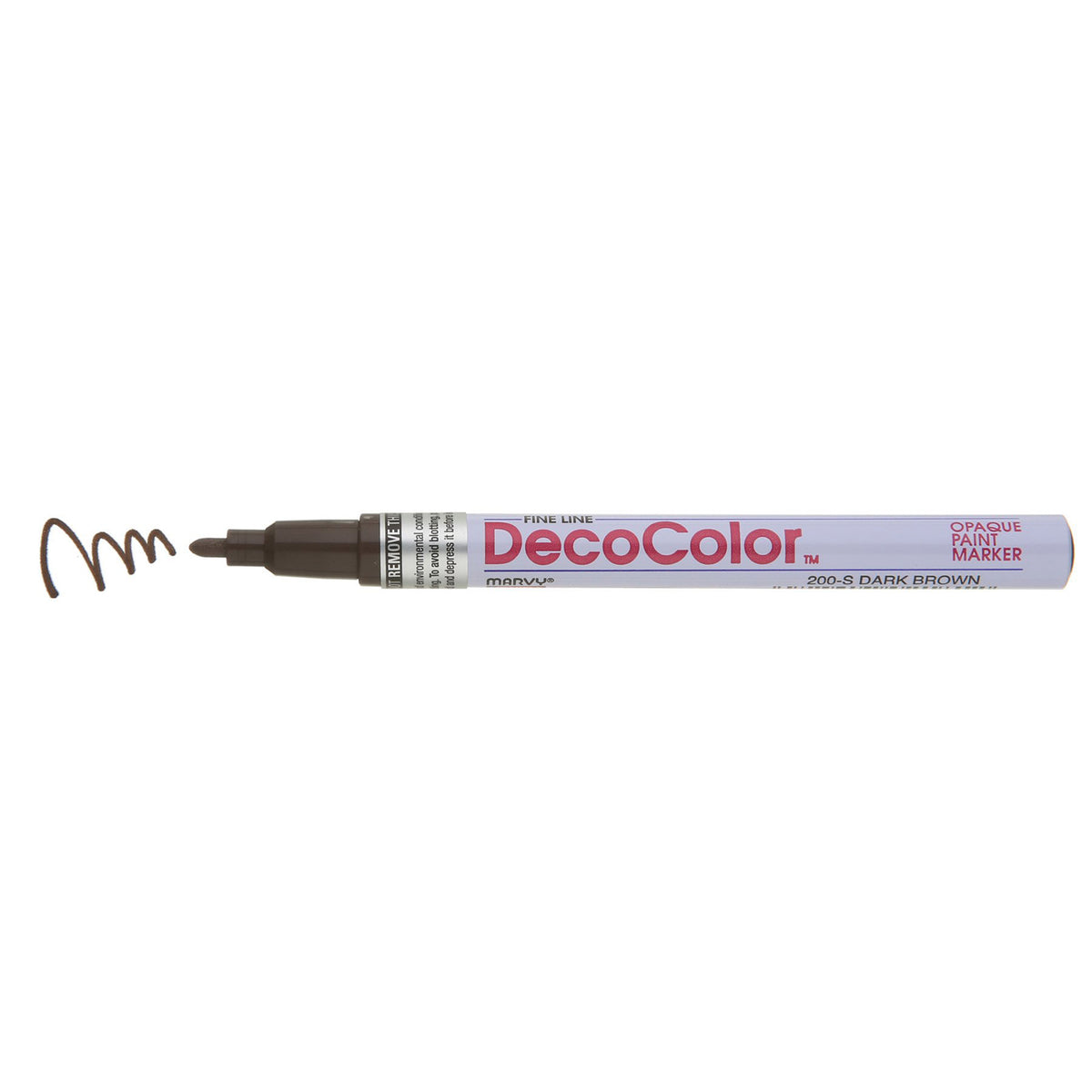 DECOCOLOR PAINT MARKER FINE POINT DARK BROWN