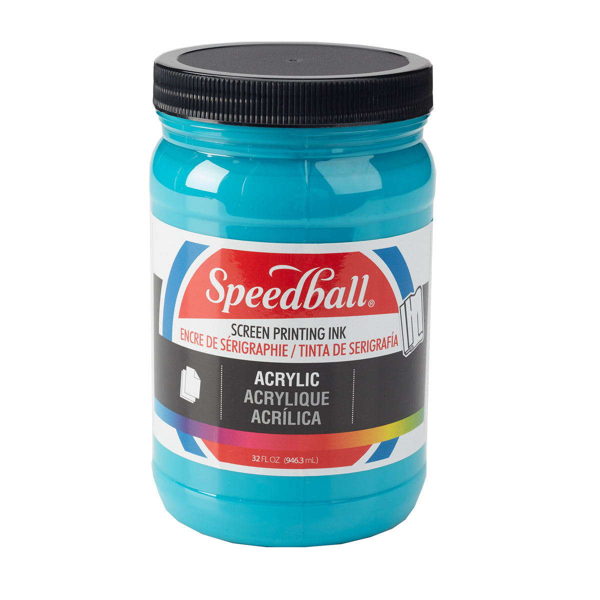 ACRYLIC SCREEN PRINTING INK 32oz PEACOCK BLUE