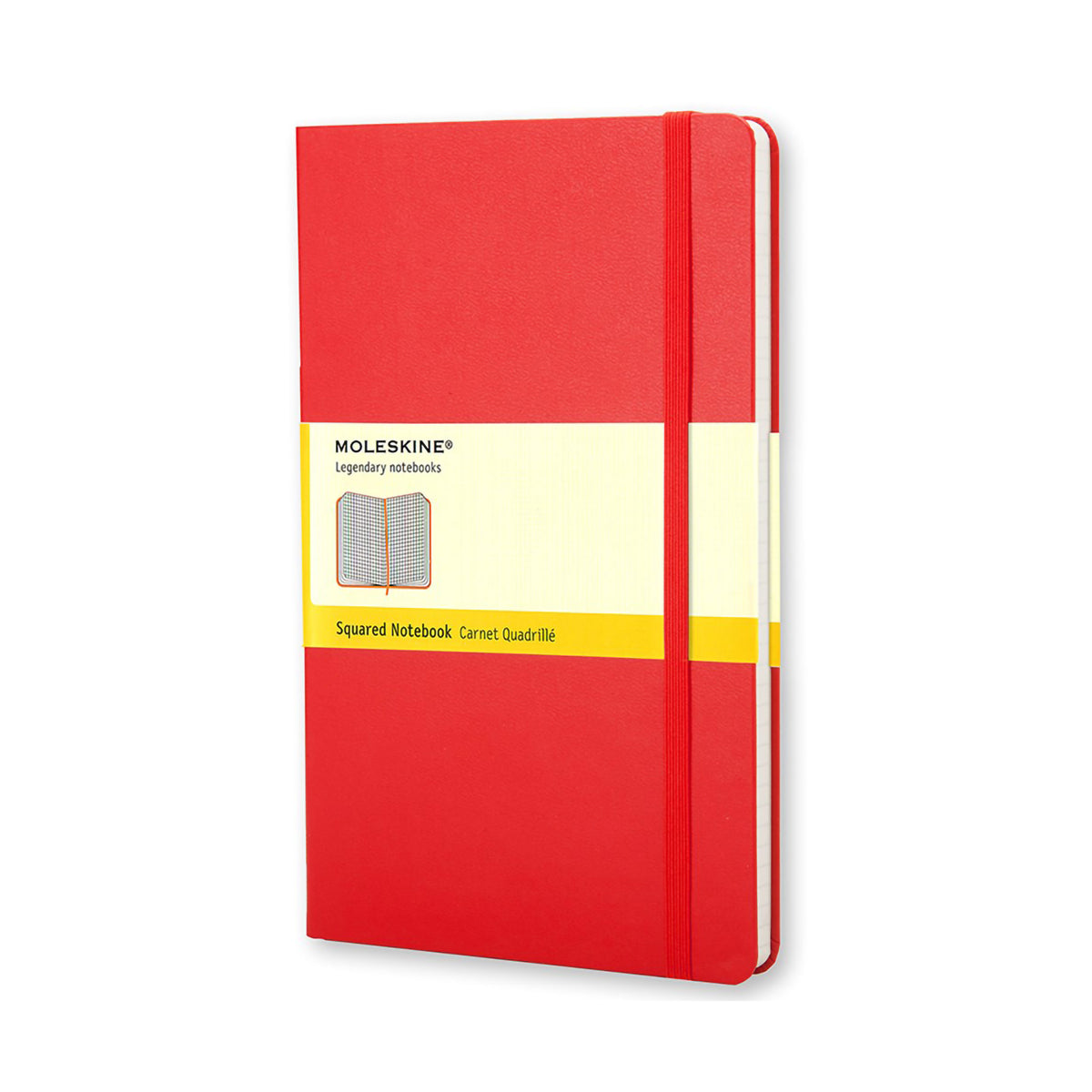 MOLESKINE CLASSIC SQUARED LARGE RED