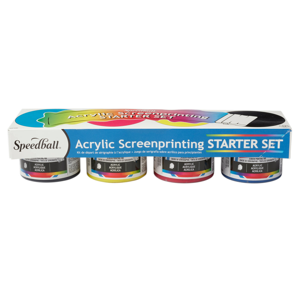 ACRYLIC SCREEN PRINTING STARTER SET/4