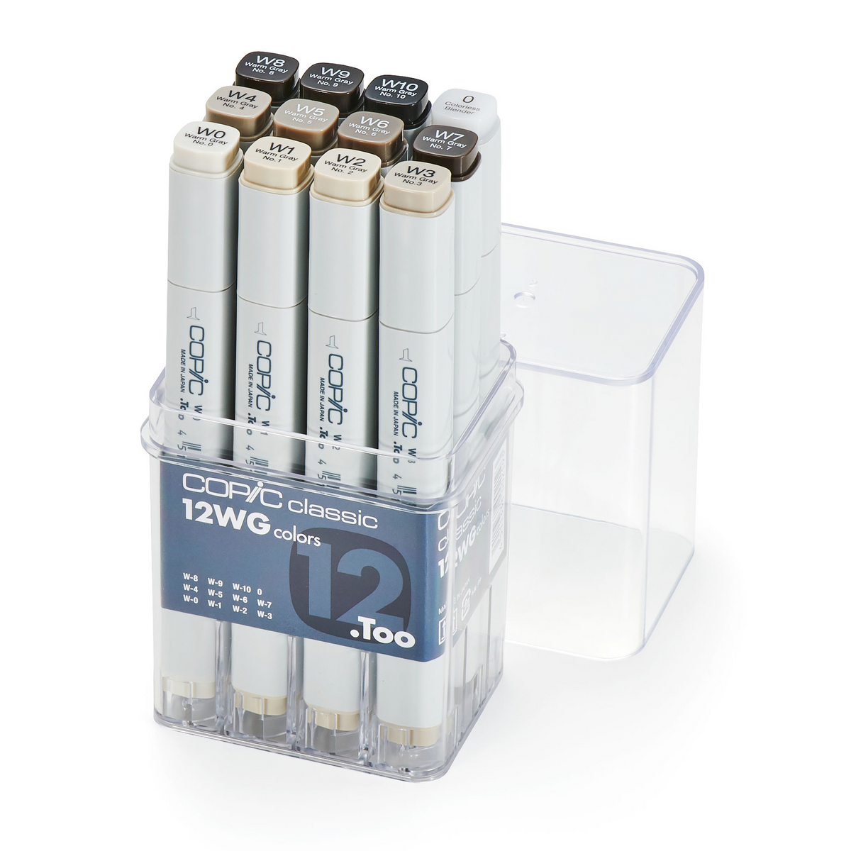 COPIC MARKER WARM GRAY SET/12