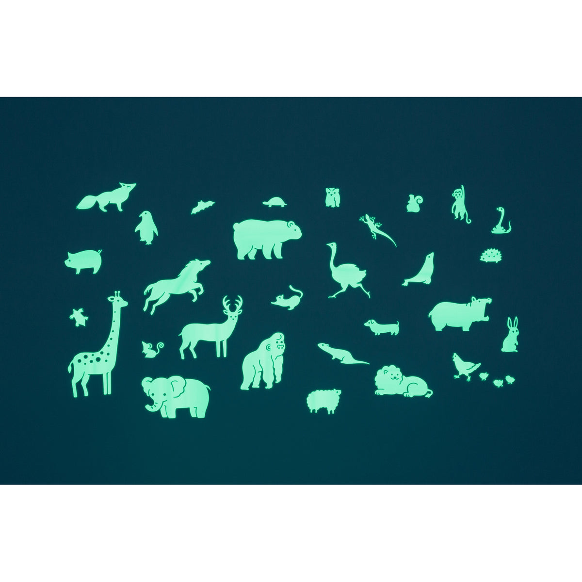 GLO PLAY VINYL DECAL PACK - ANIMALS