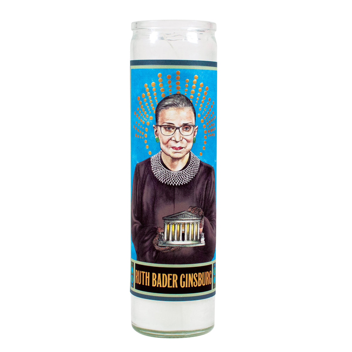 SECULAR SAINTS CANDLE - RUTH BADER GINSBURG