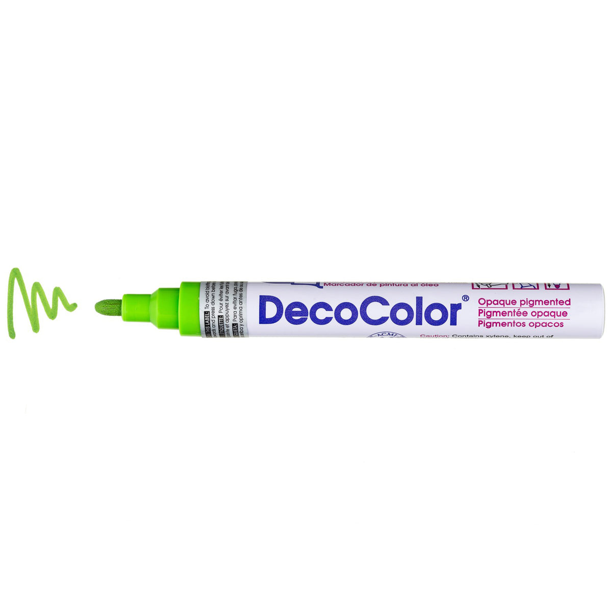 DECOCOLOR PAINT MARKER BROAD POINT LIGHT GREEN
