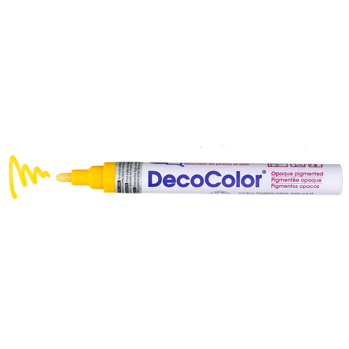 DECOCOLOR PAINT MARKER BROAD POINT YELLOW