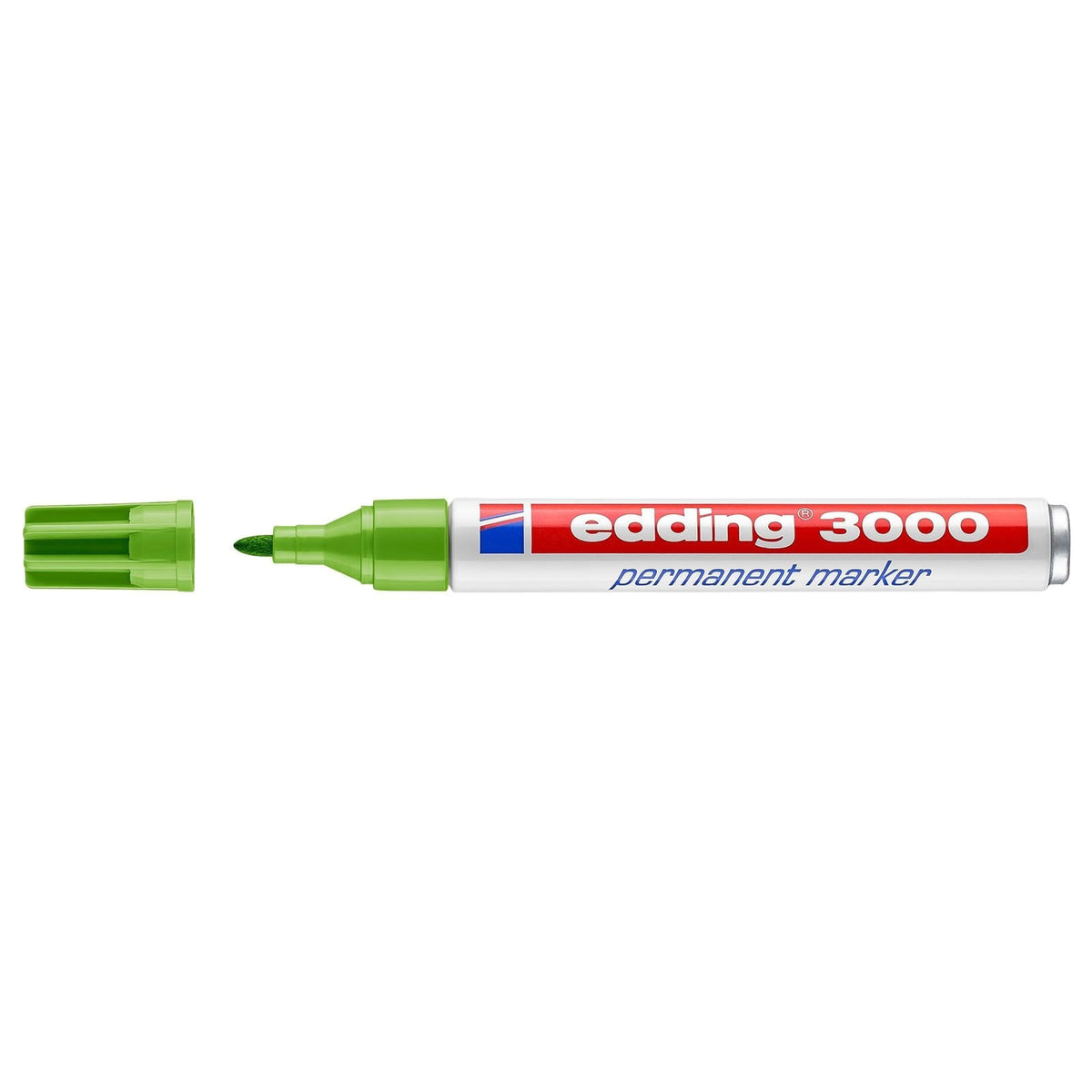 EDDING 3000 BULLET PERMANENT MARKER LIGHT GREEN