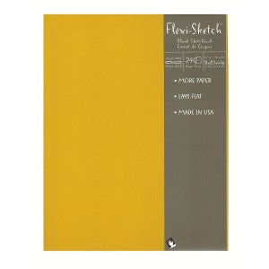 FLEXI-SKETCH BOOK BUTTERNUT 8.5X11