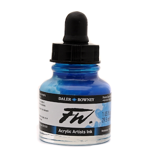 FW INK 1oz PROCESS CYAN