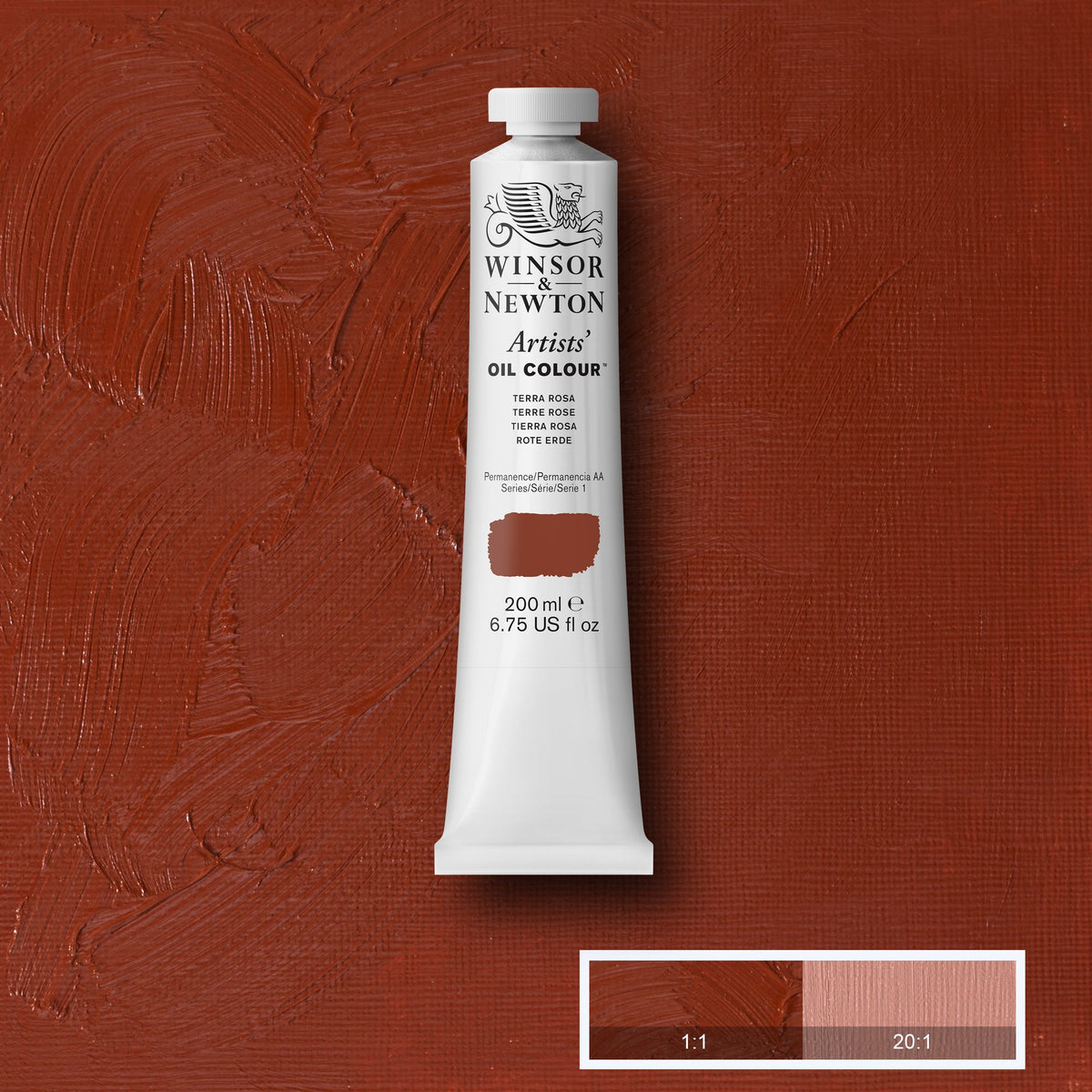 W&amp;N ARTISTS&#39; OIL COLOR TERRA ROSA 200ml