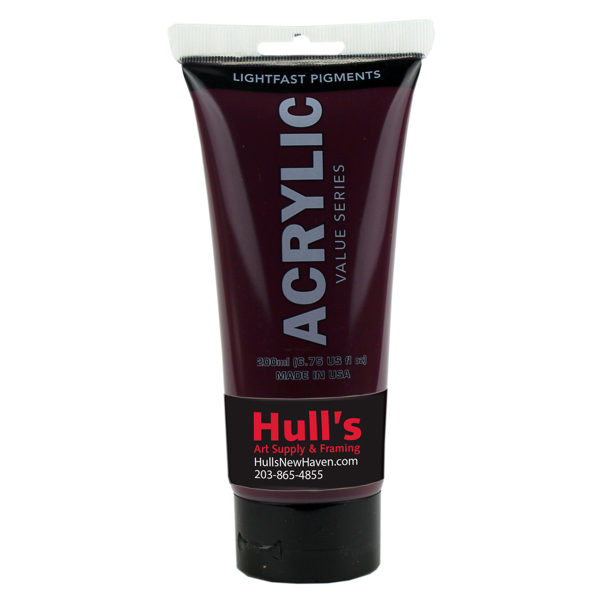 HULLS ACRYLIC 200ml TUBE RED VIOLET