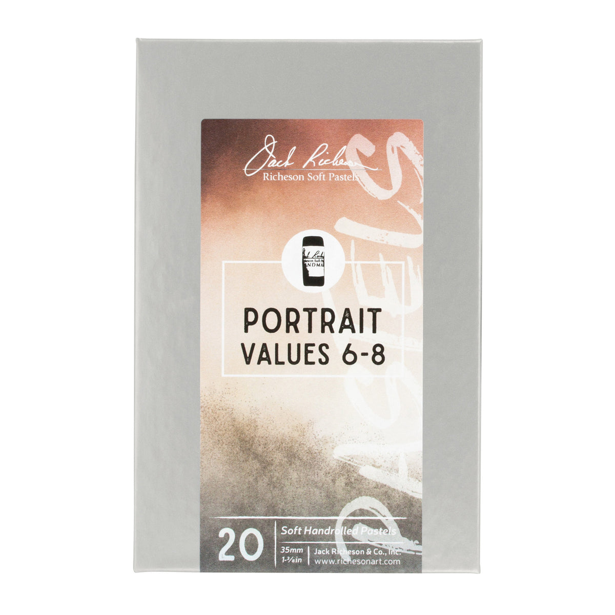 HANDROLLED SOFT PASTEL SET/20 PORTRAIT V6-8