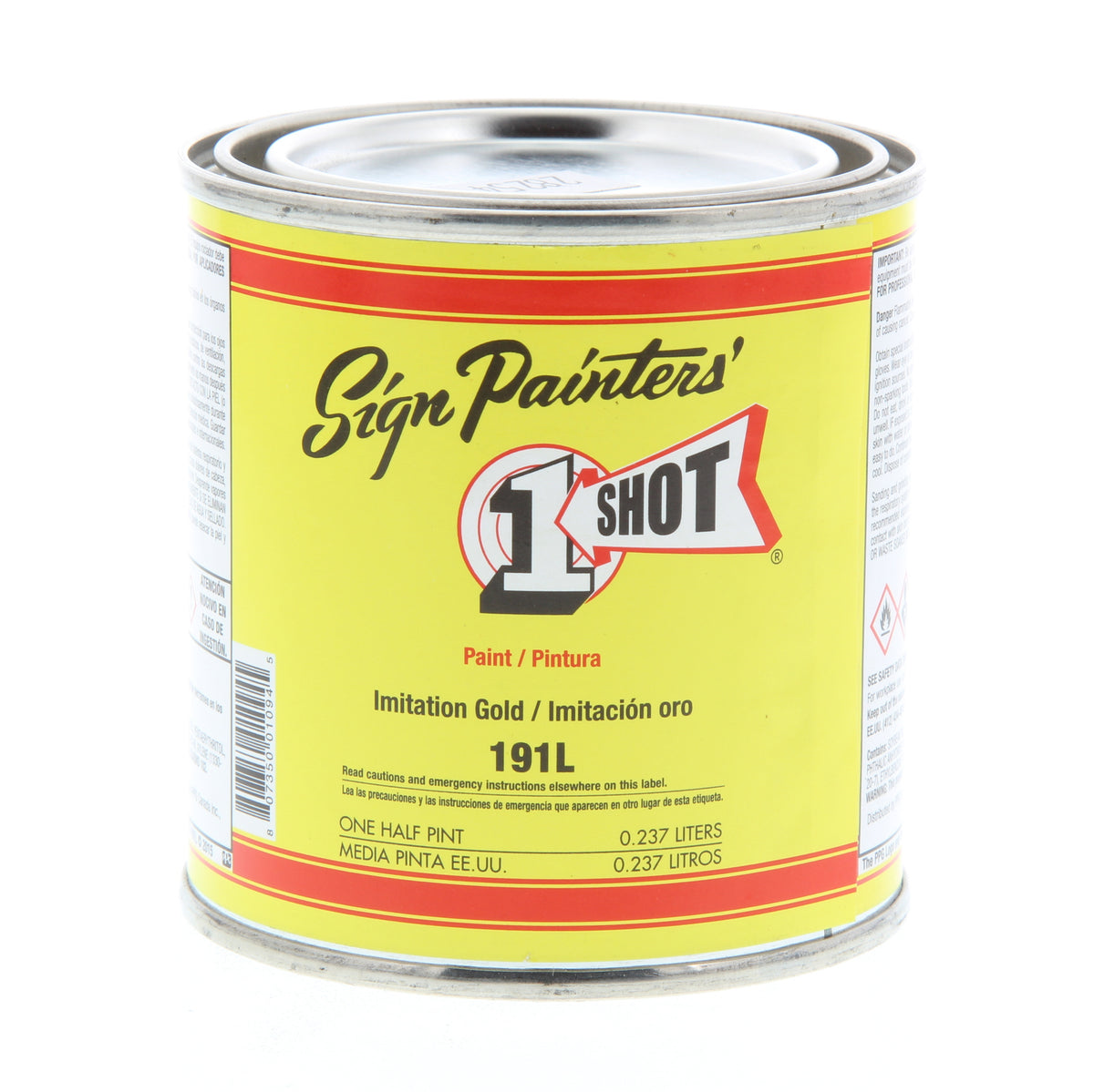 1 SHOT LETTERING ENAMEL IMITATION GOLD 8oz