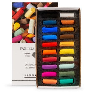 SENNELIER HALF SOFT PASTEL SET/20