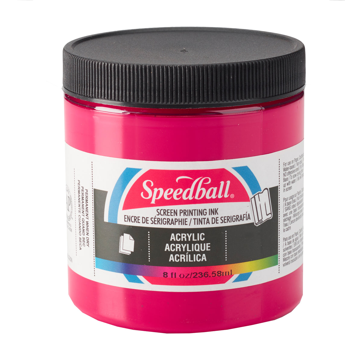 ACRYLIC SCREEN PRINTING INK 8oz PROCESS MAGENTA