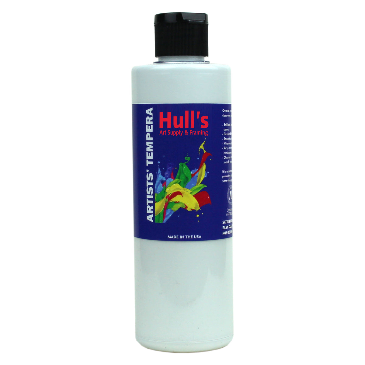 HULLS TEMPERA 8oz WHITE
