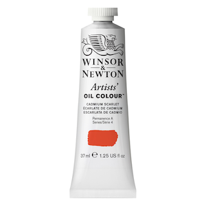 W&amp;N ARTISTS&#39; OIL COLOR CADMIUM SCARLET 37ml