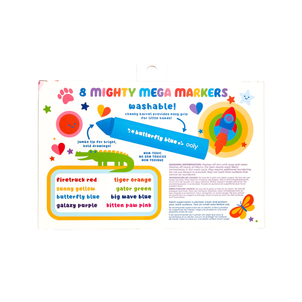 MIGHTY MEGA MARKERS SET/8