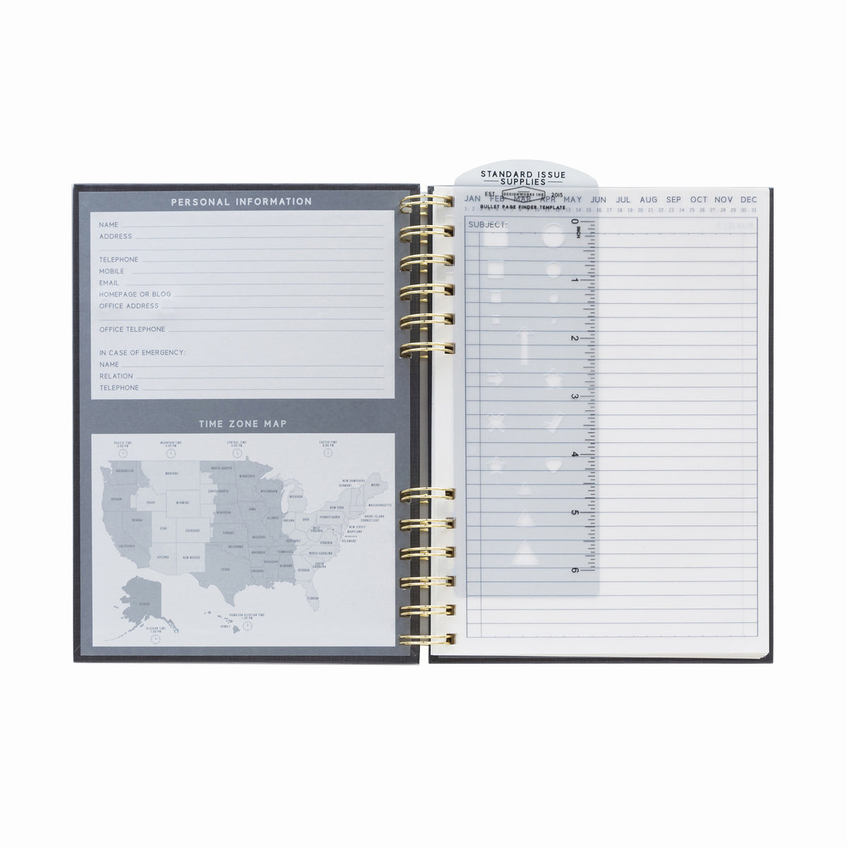 STANDARD ISSUE PLANNER NOTEBOOK NO.12