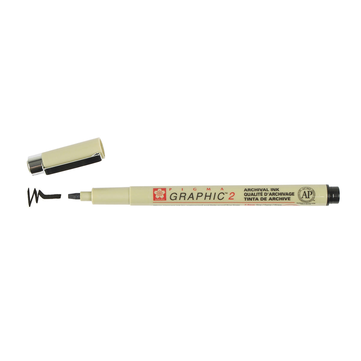 PIGMA GRAPHIC PEN BLACK 2mm