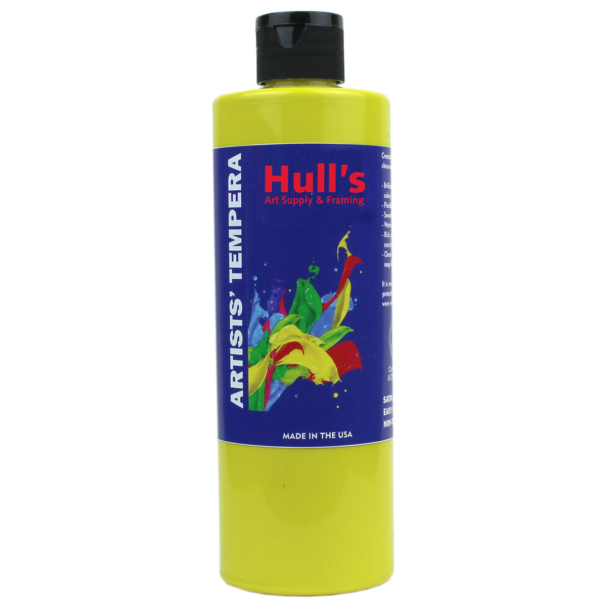 HULLS TEMPERA 16oz YELLOW