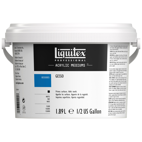 LIQUITEX PROFESSIONAL GESSO 1/2 GALLON