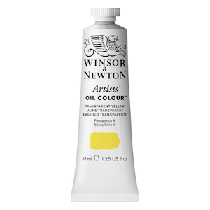 W&amp;N ARTISTS&#39; OIL COLOR TRANSPARENT YELLOW 37ml
