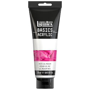 BASICS 250ml TUBE MATTE GEL MEDIUM