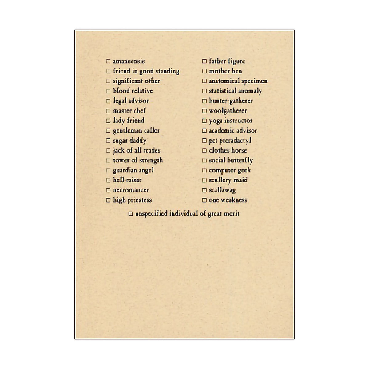 ARCHELAUS CARD MEDIEVAL BEEKEEPER