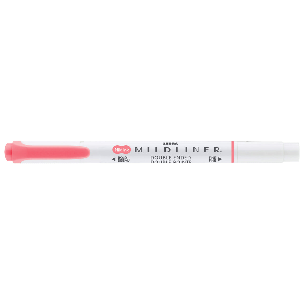 MILDLINER DOUBLE ENDED HIGHLIGHTER CORAL PINK