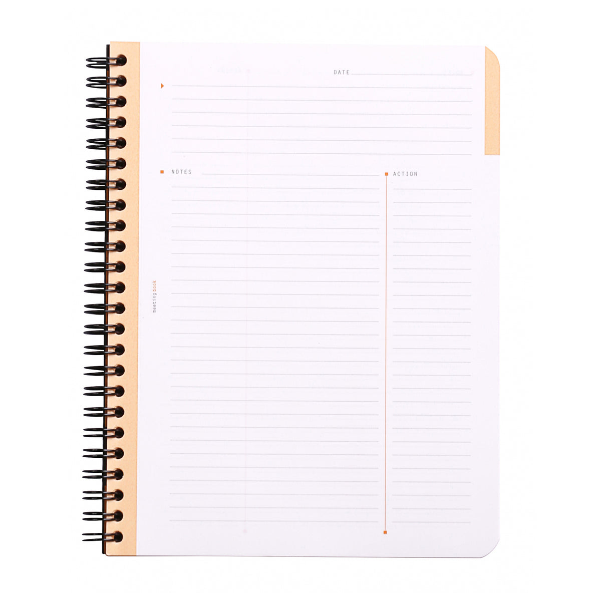 RHODIA BLACK MEETING NOTEBOOK 6X8