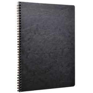 CLAIRE FONTAINE WIRE NOTEBOOK RULED W/ MARGINS  8.25x11.75