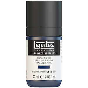 LIQUITEX ACRYLIC GOUACHE 59ml JAR PRUSSIAN BLUE HUE