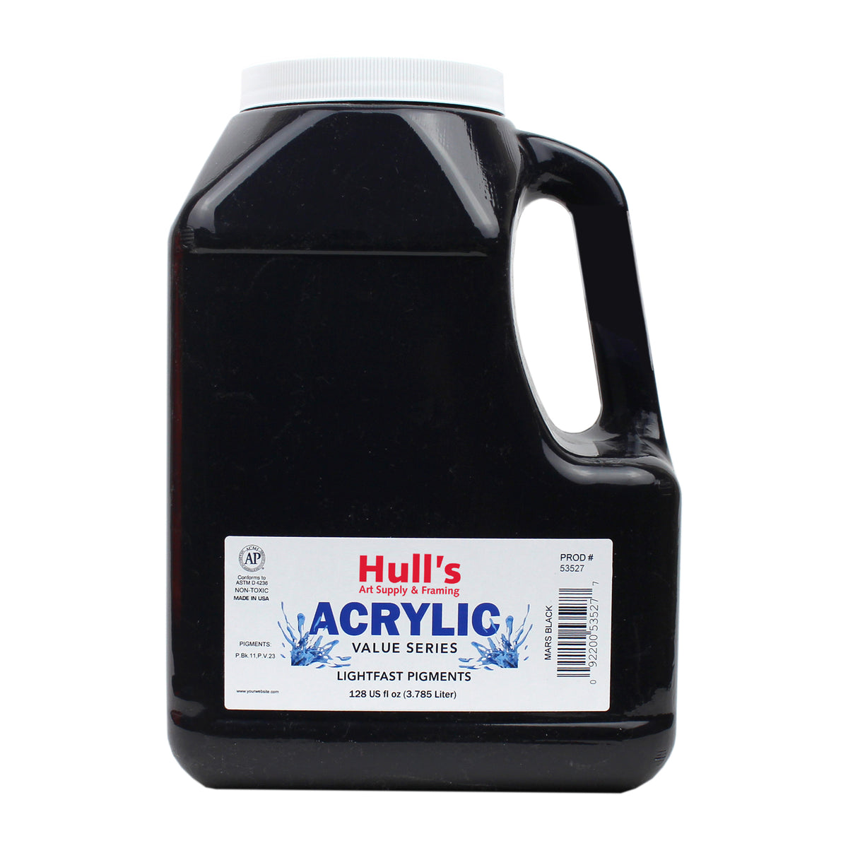 HULLS ACRYLIC GALLON MARS BLACK