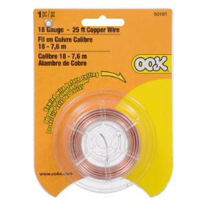 GALVANIZED WIRE COPPER 25&#39; 18-GAUGE