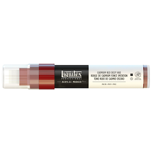 LIQUITEX PAINT MARKER WIDE CADMIUM RED DEEP