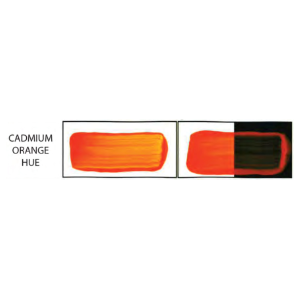 HULLS ACRYLIC 16oz JAR CADMIUM ORANGE HUE