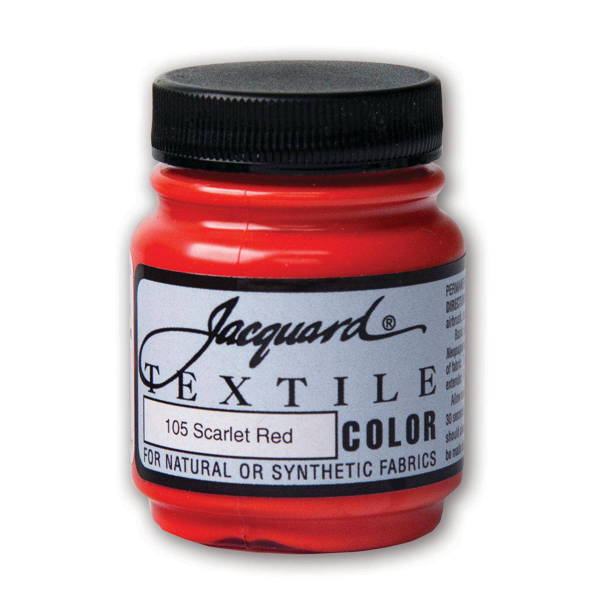 TEXTILE PAINT 2.25oz #105 SCARLET RED