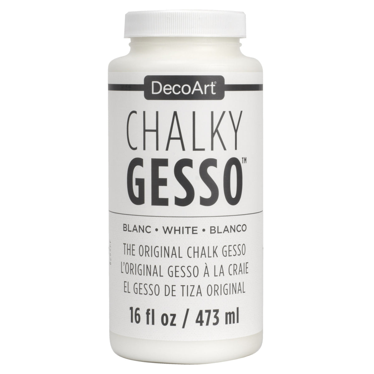 CHALKY GESSO 16oz WHITE