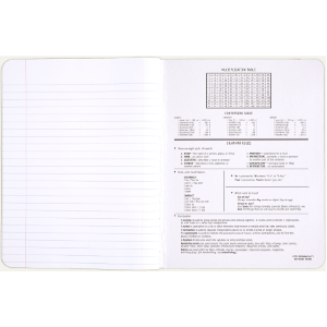 MEAD COMPOSITION BOOK WIDE RULED 9.75X7.5