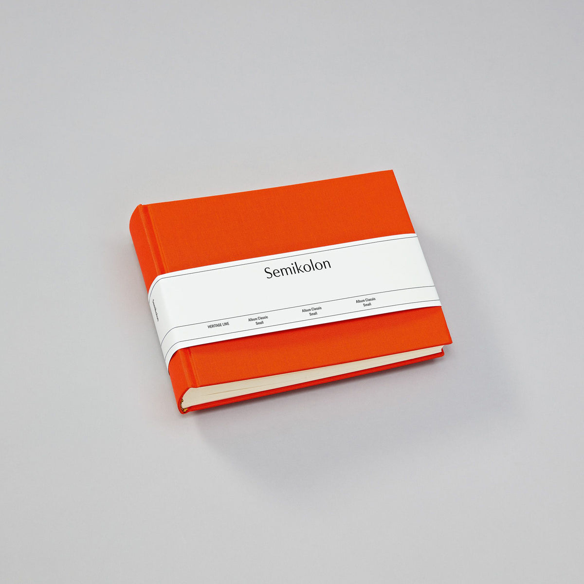 HERITAGE CLASSIC PHOTO ALBUM SMALL ORANGE