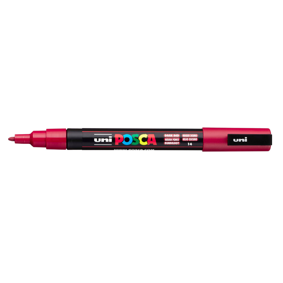 POSCA PAINT MARKER PC-3M FINE DARK RED
