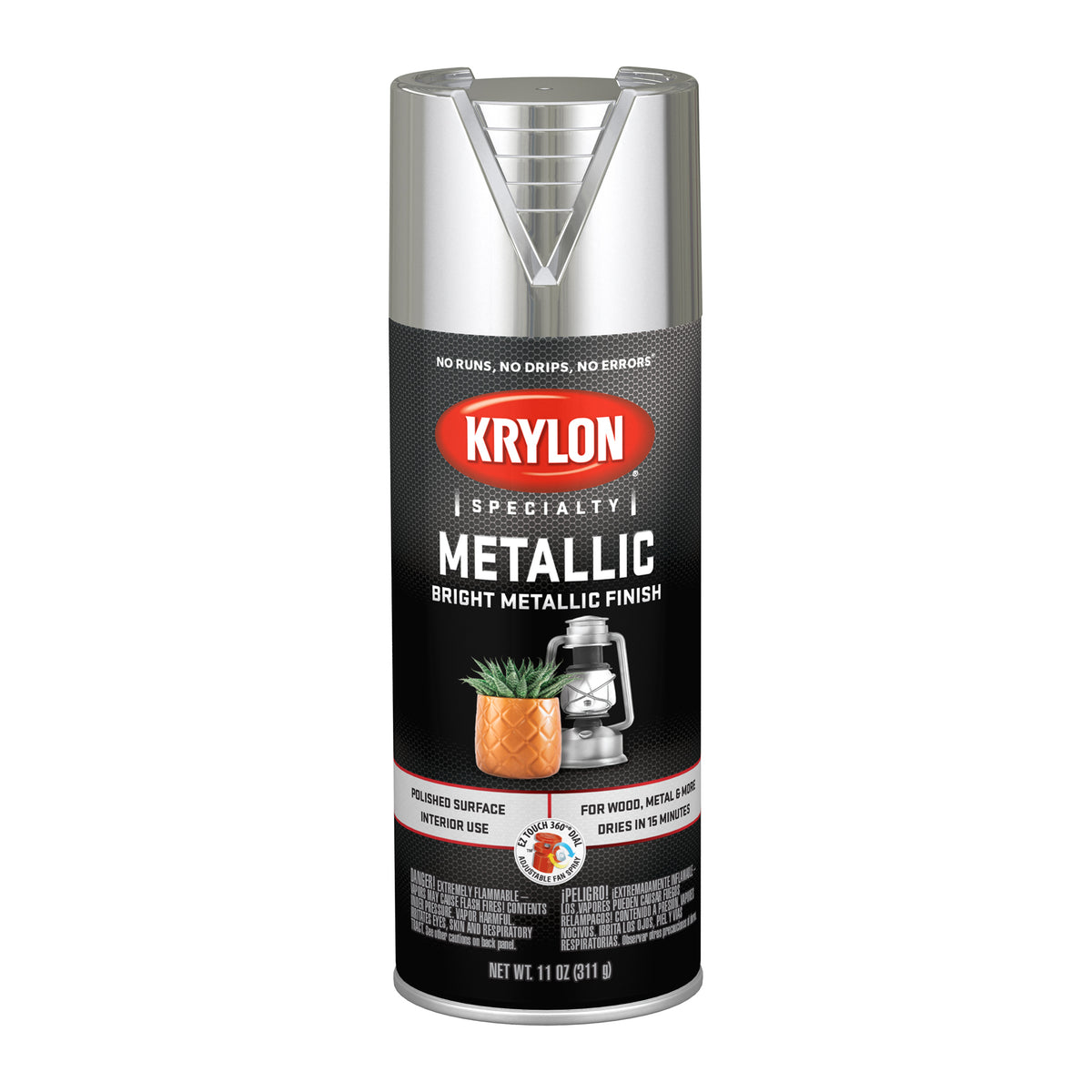 METALLIC BRIGHT SILVER 11oz 1401