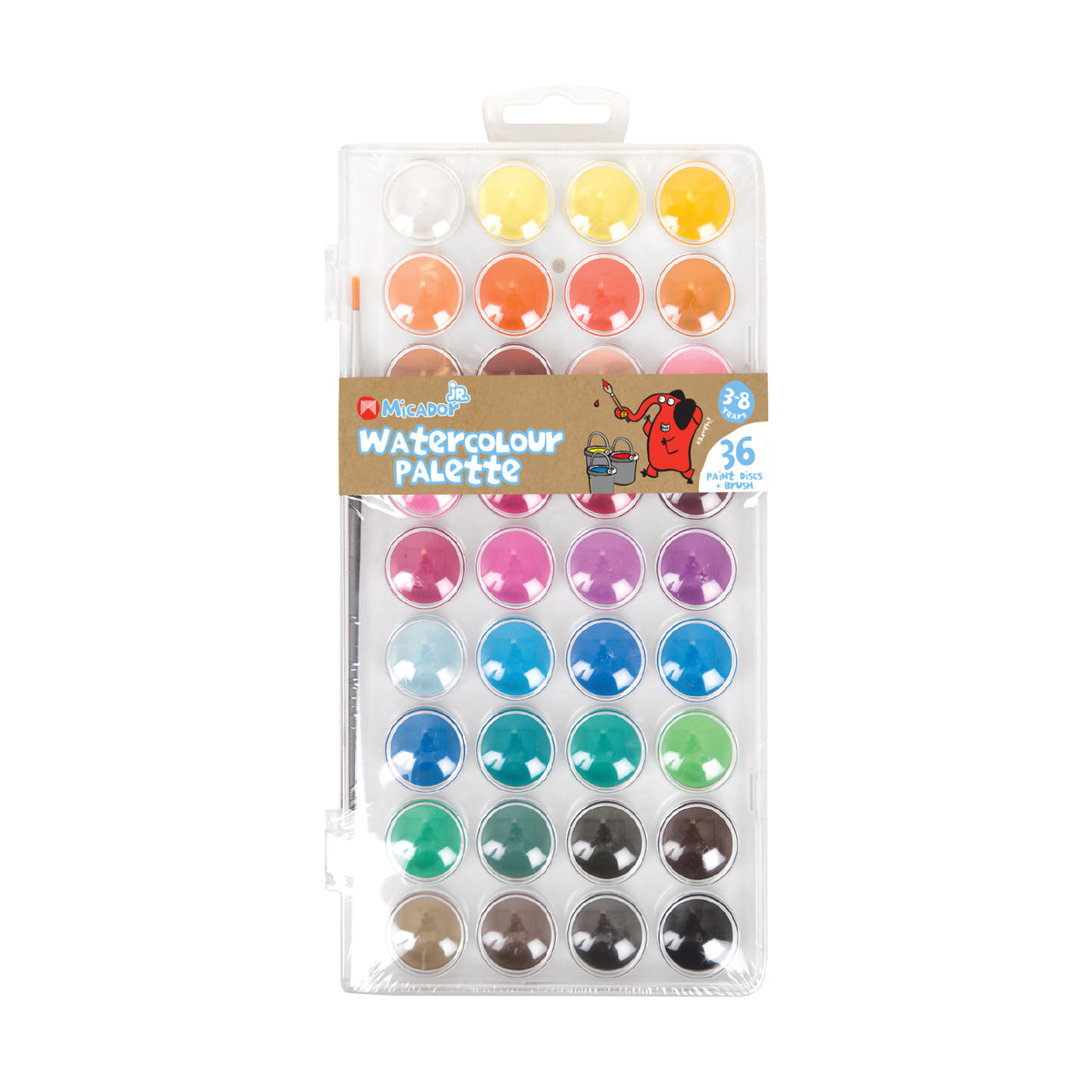 JR. STYLIST WATERCOLOR PALETTE SET/36