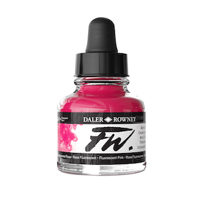 FW INK 1oz FLUORESCENT PINK