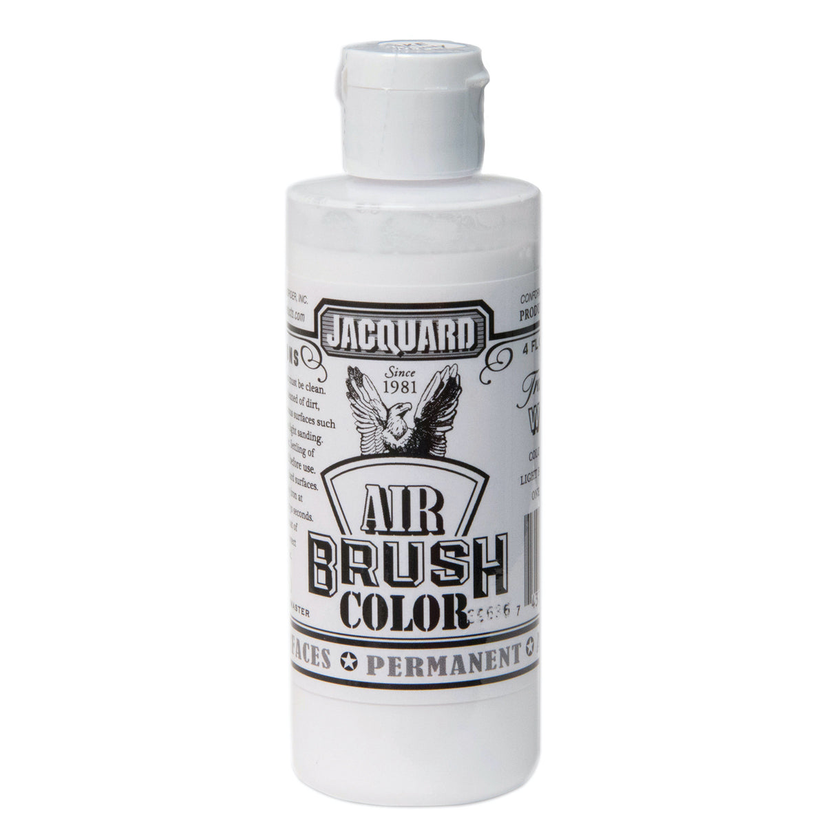 AIRBRUSH TRANSPARENT 4oz WHITE